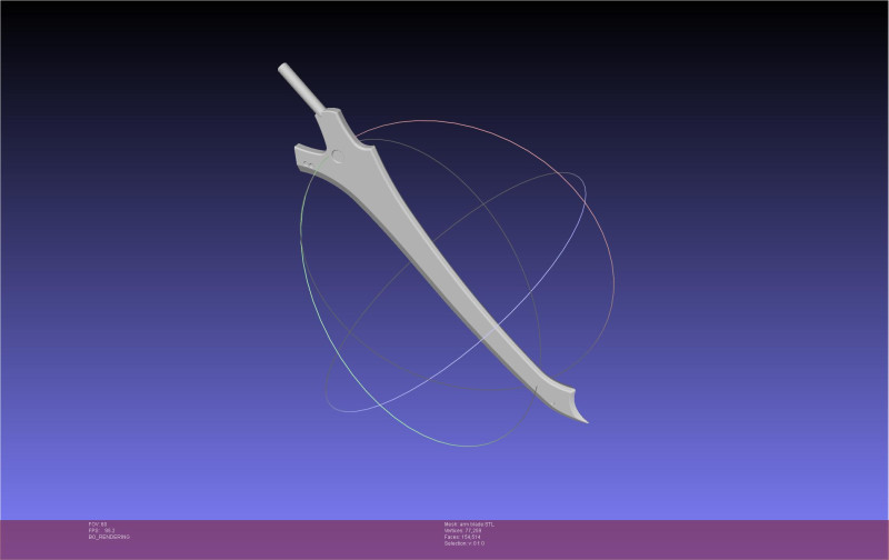 Murder Drones Arm Blade Modello di stampa 3D .c4d .max .obj .3ds .fbx .stl .blend 