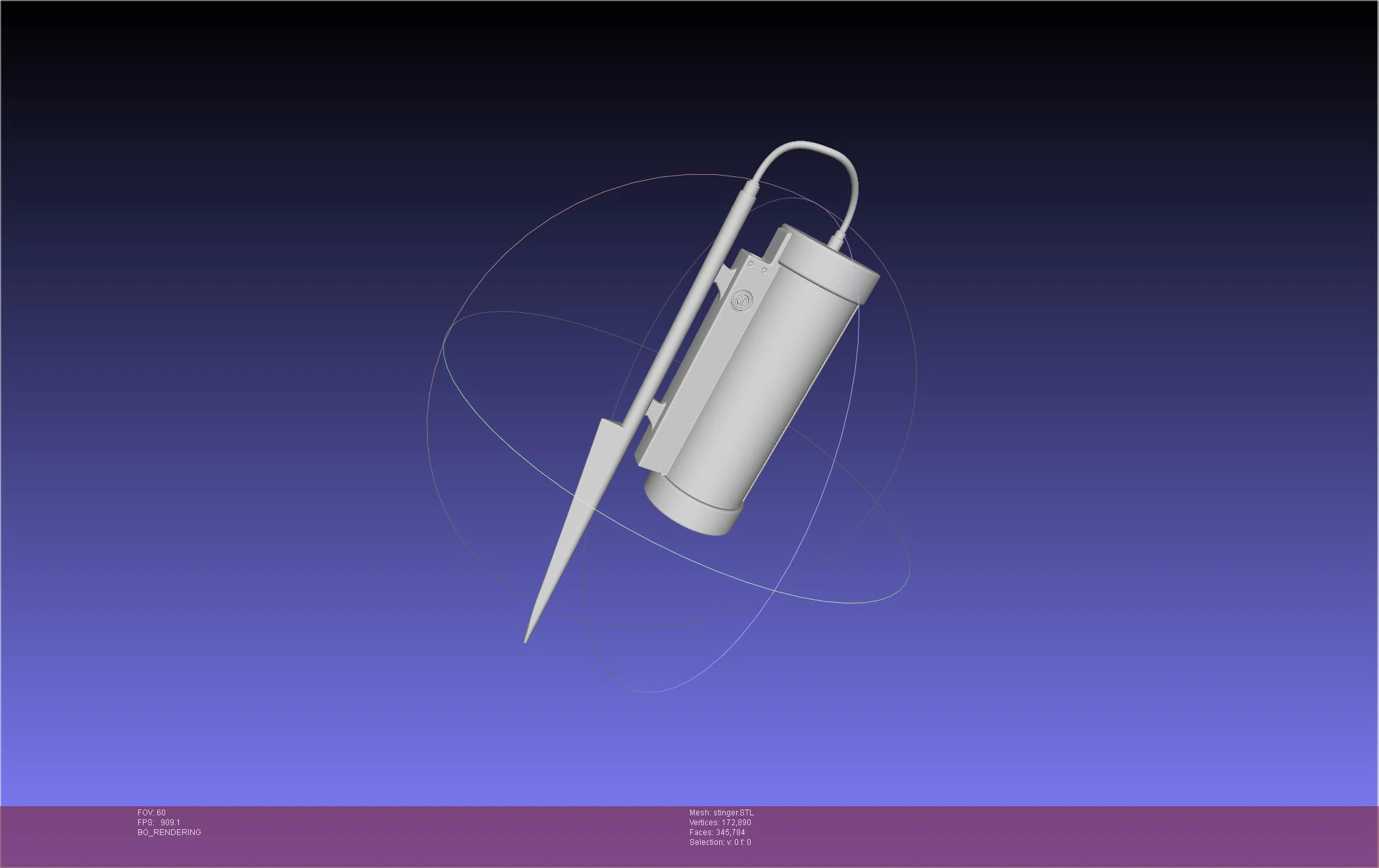 Zesp&oacute;ł żądła ogonowego dron&oacute;w morderczych Model do druku 3D .c4d .max .obj .3ds .fbx .stl .blend 