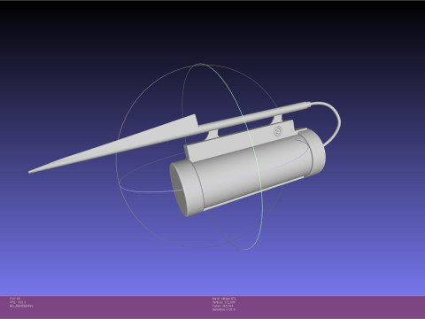 Murder Drones Tail Stinger Assembly 3D 打印模型
