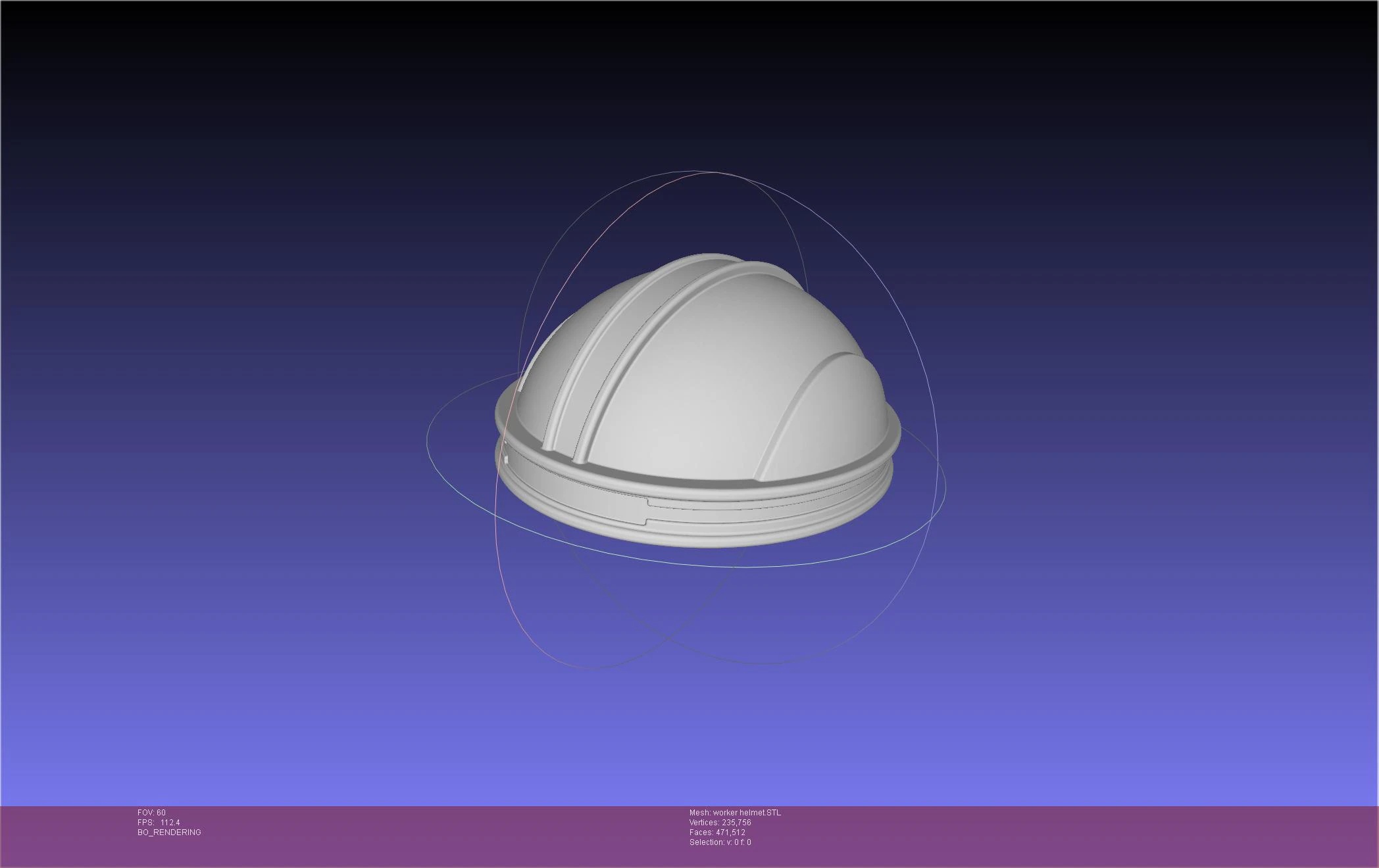 Murder Drones Worker Helmet 3D Print Model .c4d .max .obj .3ds .fbx .stl .blend