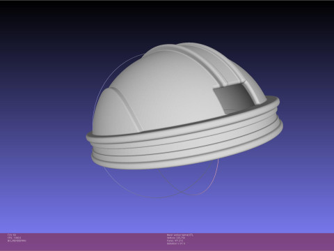 Murder Drones Worker Helmet Model Cetak 3D