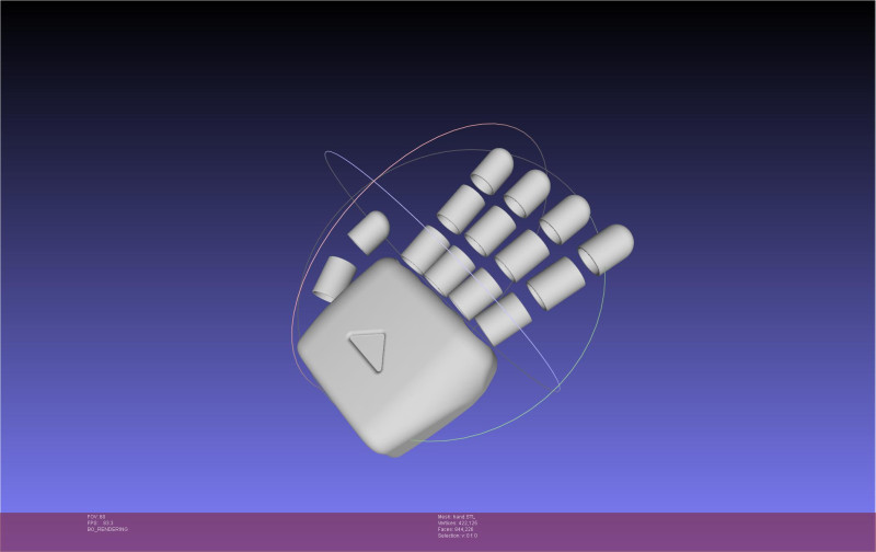 Murder Drones Drone Hand 3D Print Model .c4d .max .obj .3ds .fbx .stl .blend 