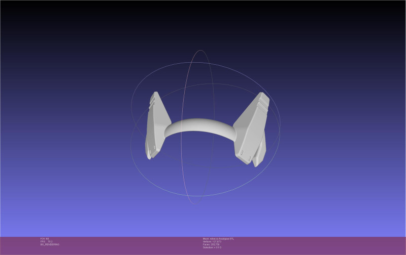 Cyberpunk Edgerunners Rebecca Headgear 3Dプリントモデル .c4d .max .obj .3ds .fbx .stl .blend 