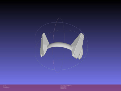 Cyberpunk Edgerunners Rebecca Headgear 3Dプリントモデル