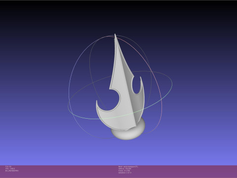 Avatar Azula Headgear 3D Baskı Modeli