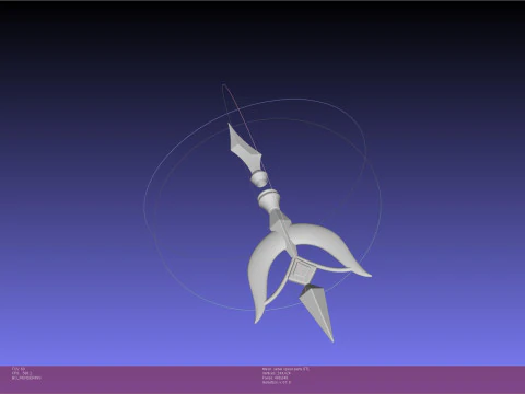 Frieren Uebel Spear Ends 3D Print Model