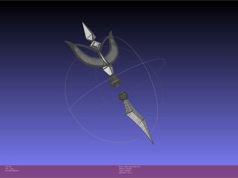 Frieren Uebel Spear Ends 3D 打印模型