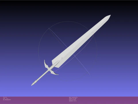 Spada Claymore Clare Modello di stampa 3D