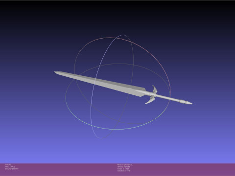 Claymore Clare Sword 3D 프린트 모델