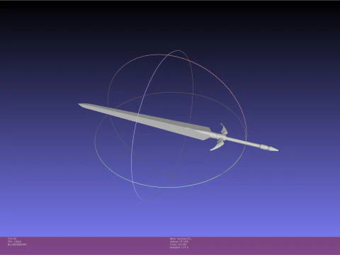 Claymore Clare Sword 3D Print Model