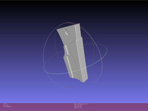 Kaiju No 8 Shinomiya Axe Assembly 3D Print Model