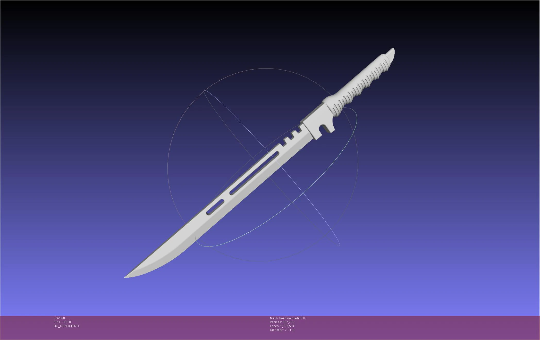 Kaiju No 8 Soshiro Hoshina Blade 3D Print Model .c4d .max .obj .3ds .fbx .stl .blend 