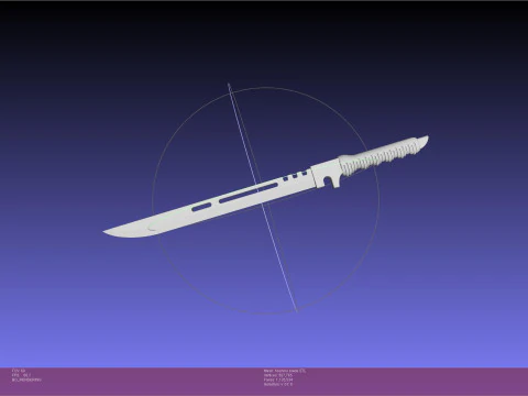 Kaiju No 8 Soshiro Hoshina Blade 3D Print Model