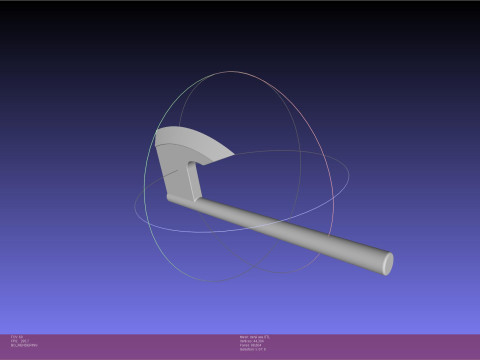 Chainsaw Man Denji Axe 3Dプリントモデル