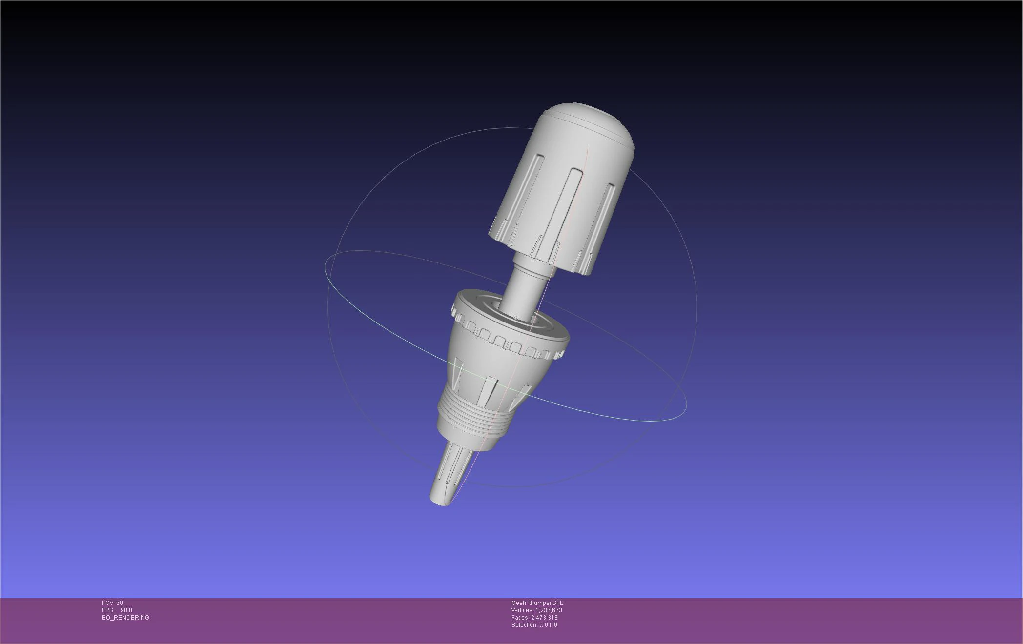 Dune Thumper 3D Print Model .c4d .max .obj .3ds .fbx .stl .blend 