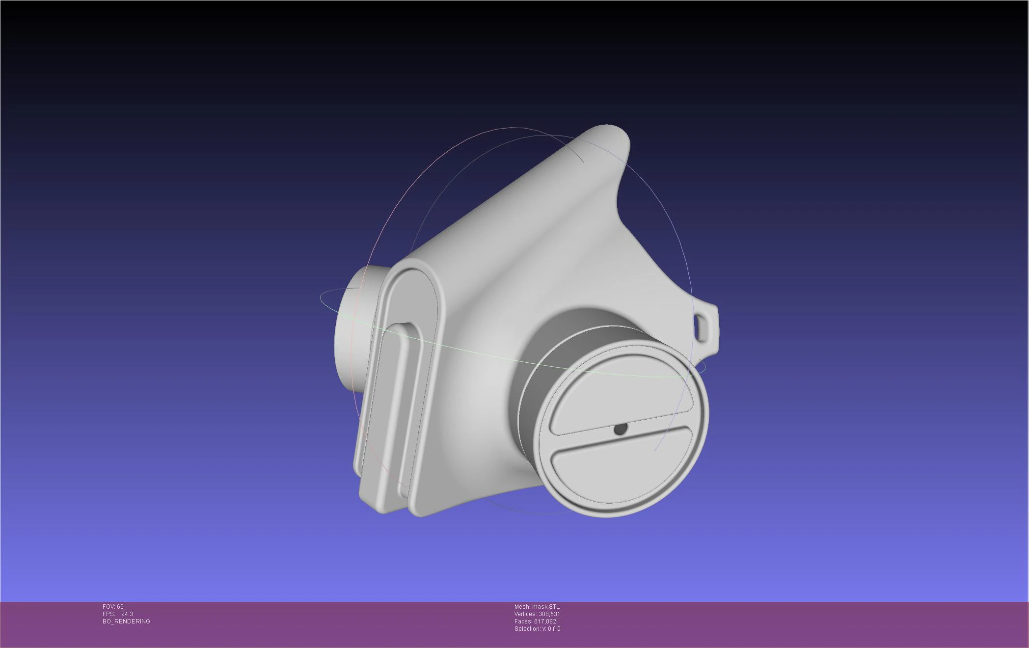 Kaiju No 8 Mask 3D Print Model .c4d .max .obj .3ds .fbx .stl .blend 