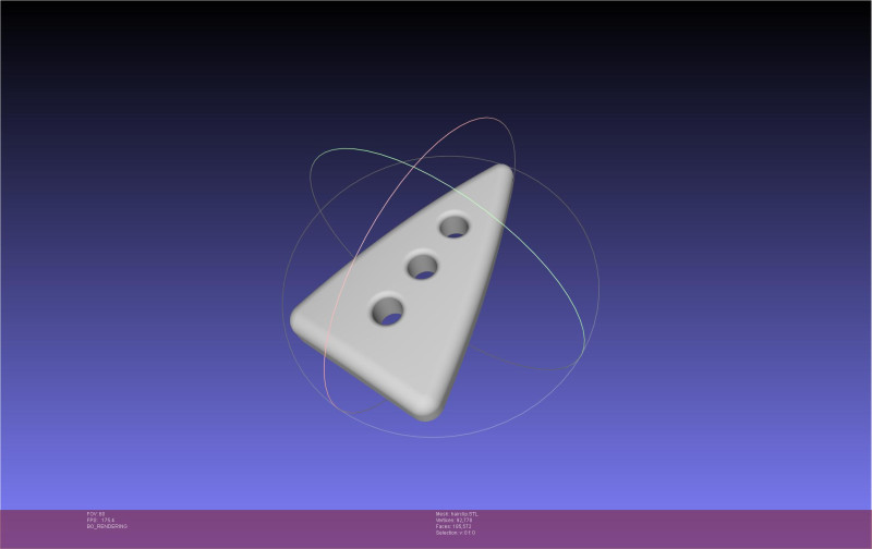 Kaiju No 8 Mina Ashiro Hairclip Model Cetak 3D .c4d .max .obj .3ds .fbx .stl .blend 