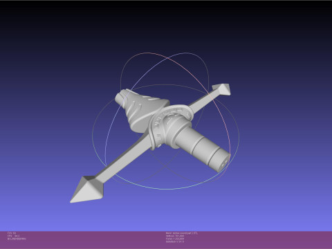 Zelda Twilight Princess Zeldas Sword Printable Assembly 3D Принт Модель