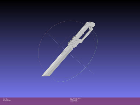 Zenless Zone Zero Nekomiya Mana Sword 3D Baskı Modeli