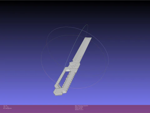 Zenless Zone Zero Nekomiya Mana Sword 3D Print Model