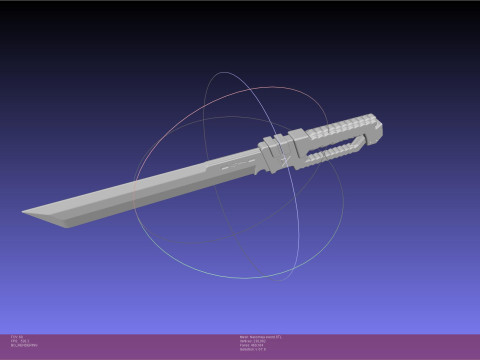 Zenless Zone Zero Nekomiya Mana Sword 3D printmodel