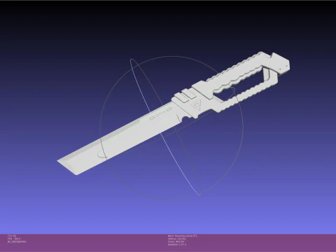 Zenless Zone Zero Nekomiya Mana Sword 3D Print Model