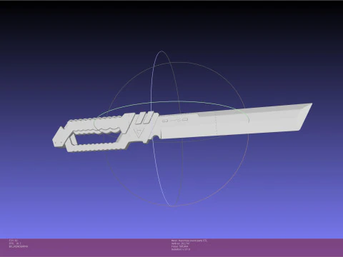Zenless Zone Zero Nekomiya Mana Sword 3D Print Model