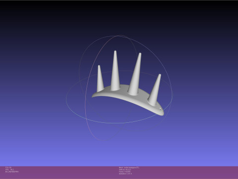 Helltaker Lucifer Headgear 3D Print Model