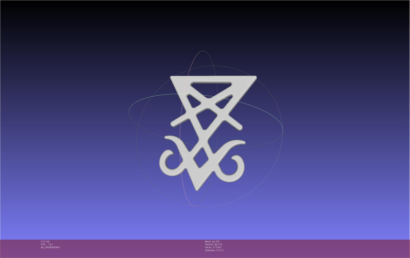 Helltaker Lucifer Chest Pin 3D Print Model .c4d .max .obj .3ds .fbx .stl .blend 