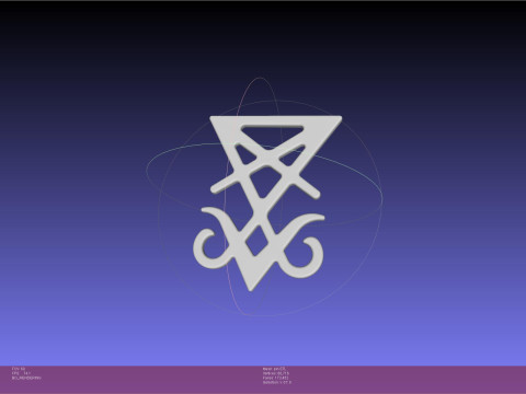 Helltaker Lucifer Chest Pin 3D Print Model