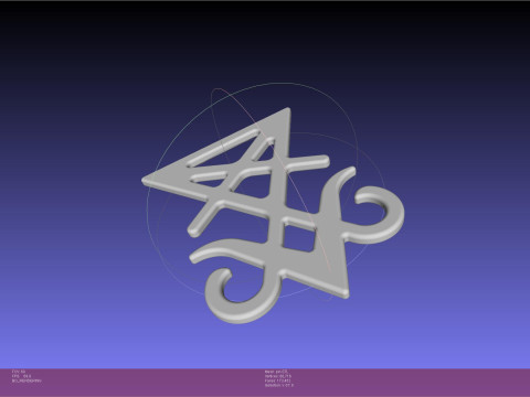 Helltaker Lucifer Chest Pin 3D Print Model