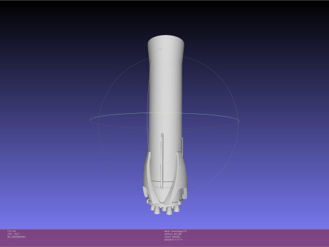 Stoke Space Nova Rocket Miniature 3D Принт Модель