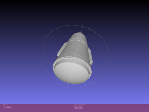 Stoke Space Nova Rocket Miniature 3D Принт Модель