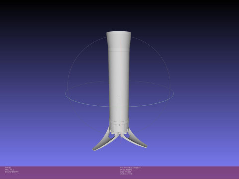 Stoke Space Nova Rocket Miniature 3D Принт Модель