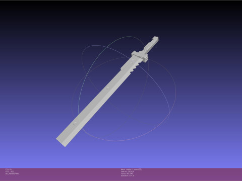 Zenless Zone Zero Soldier 11 Sword 3Dプリントモデル