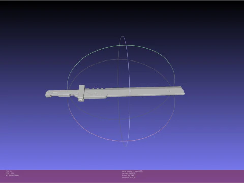 Zenless Zone Zero Soldier 11 Sword 3D Print Model