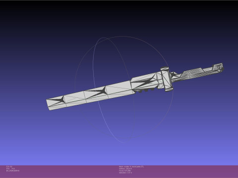 Zenless Zone Zero Soldier 11 Sword 3D-Druckmodell