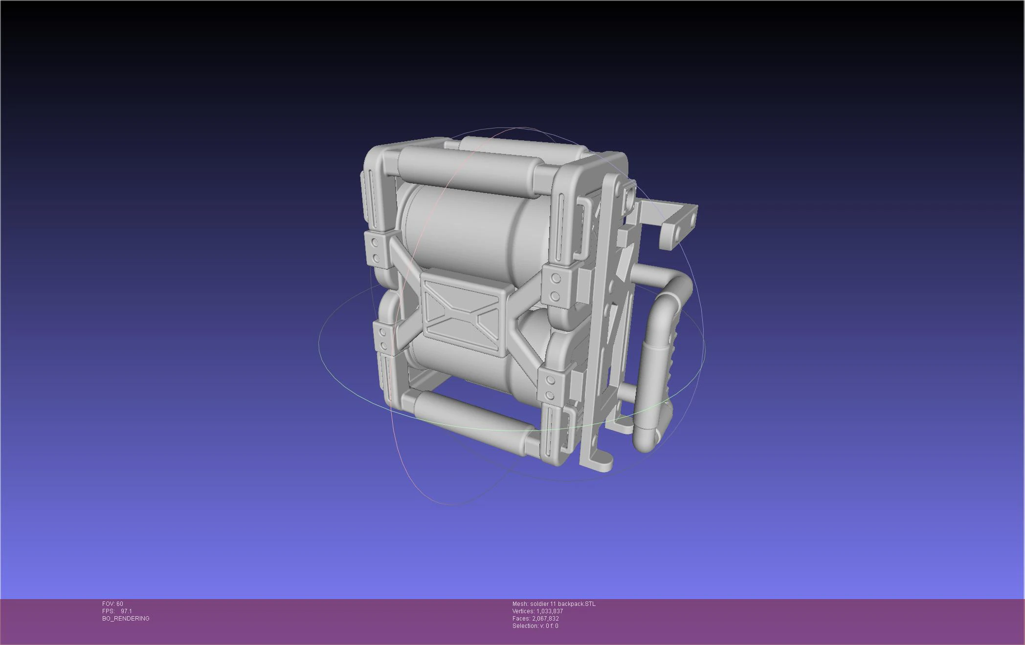 Zenless Zone Zero Soldier 11 Backpack 3D Print Model .c4d .max .obj .3ds .fbx .stl .blend