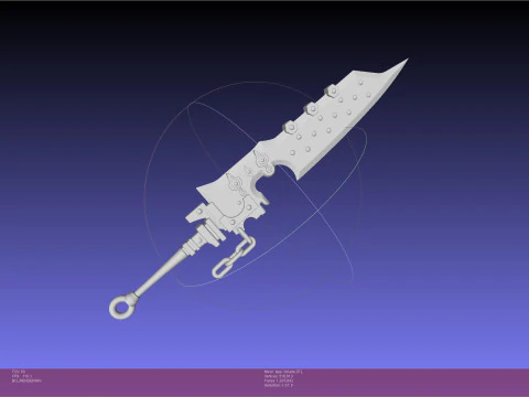 Hoja NieR Automata tipo 3 Modelo de impresión 3D