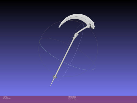 Evangelion Mark 09 Scythe 3D Print Model