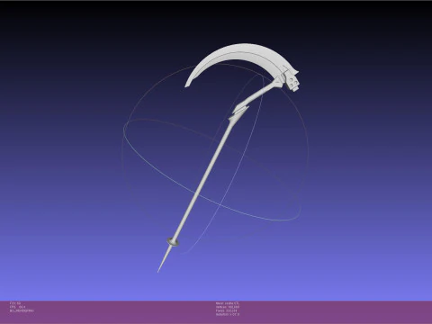 Evangelion Mark 09 Tırpan 3D Baskı Modeli