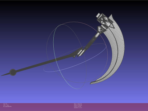 Evangelion Mark 09 Scythe 3D Print Model