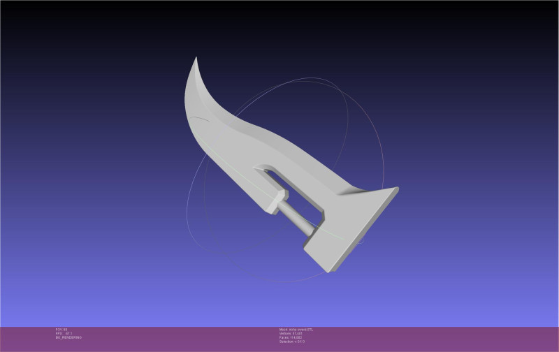 Samurai Shodown Iroha Swords 3D Baskı Modeli .c4d .max .obj .3ds .fbx .stl .blend