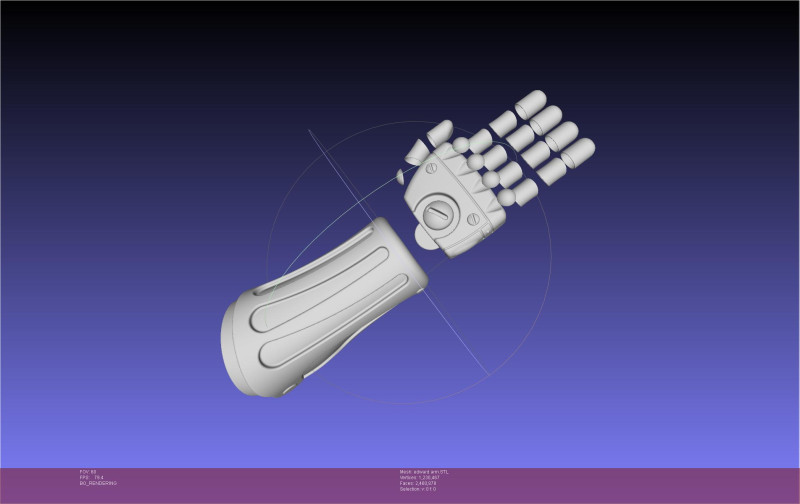 Fullmetal Alchemist Edward Arm Cover Modello di stampa 3D .c4d .max .obj .3ds .fbx .stl .blend 