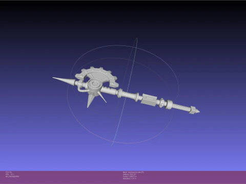 Warhammer Mechanicus Axe 3D Print Model