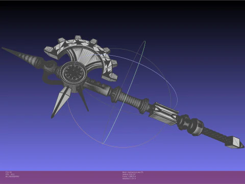 Warhammer Mechanicus Axe 3D Print Model