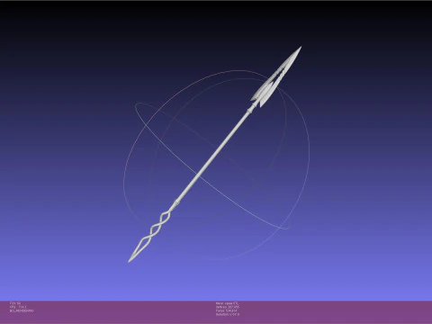 Cassius'un Evangelion Mızrağı 3D Baskı Modeli