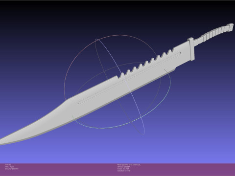Pyramid Head Sword 3D Print Model