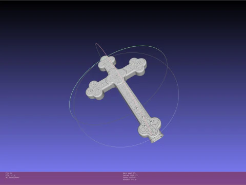Murder Drones Patch Cross USB Stick Hull 3D Print Model