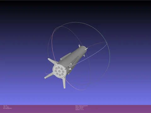 Rocket Lab Neutron 更新バージョン 3Dプリントモデル
